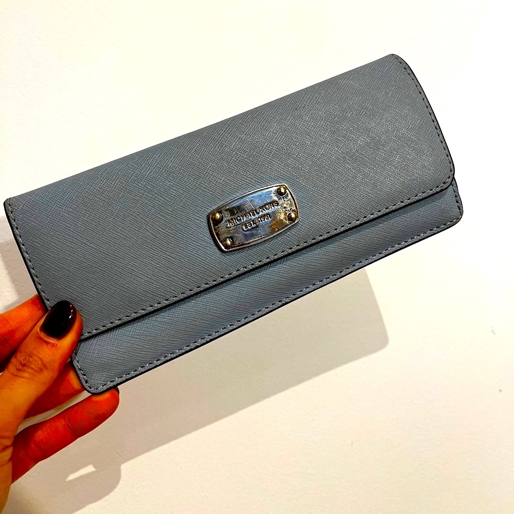 Michael Kors Sky-blue Wallet